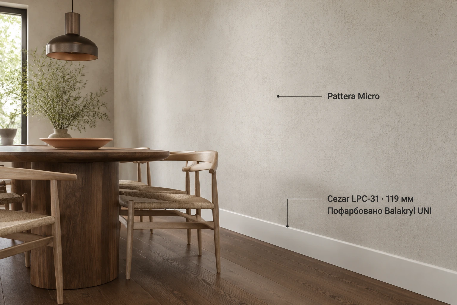 Природна їдальня · LPC-31 + Pattera Micro